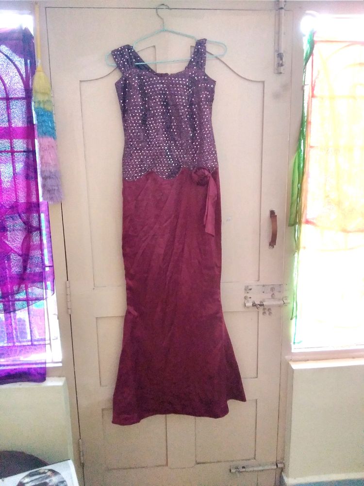 Party Wear Long  Mermaid  Gown  Rs 40 Off Shippin