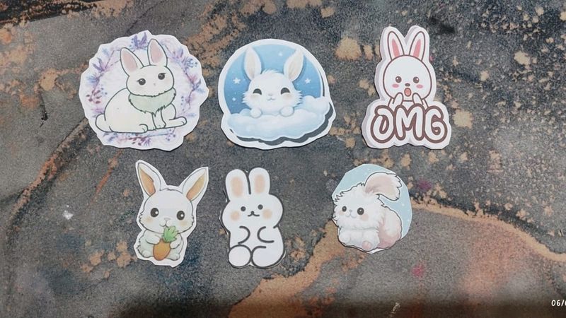 Bunny Theme Sticker