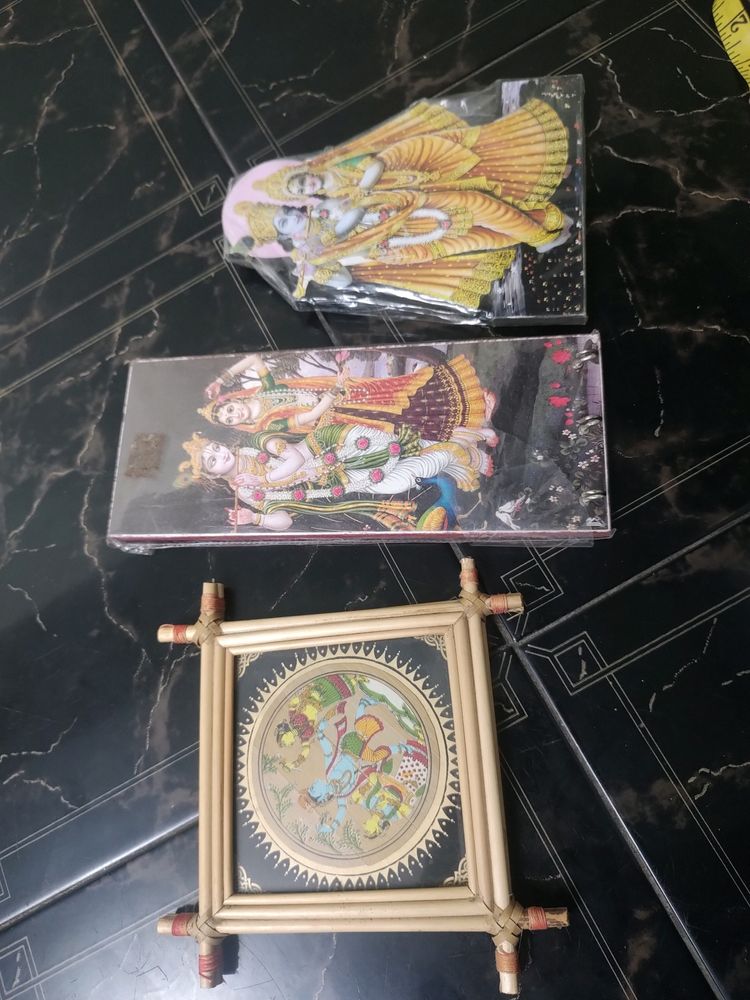 Price Drop! 3 Radhe Krishna decor