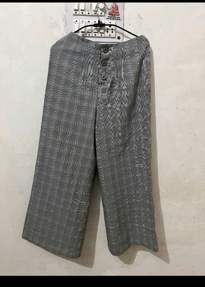 Checkered Korean Trouser