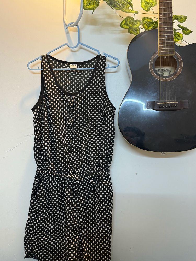 Polka Dot Jump Suit