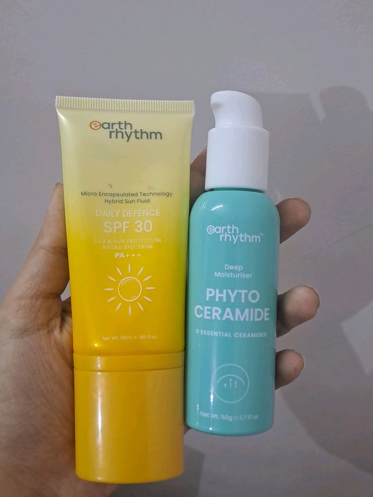 Earth Rhythm Moisturizer And Sunscreen Combo