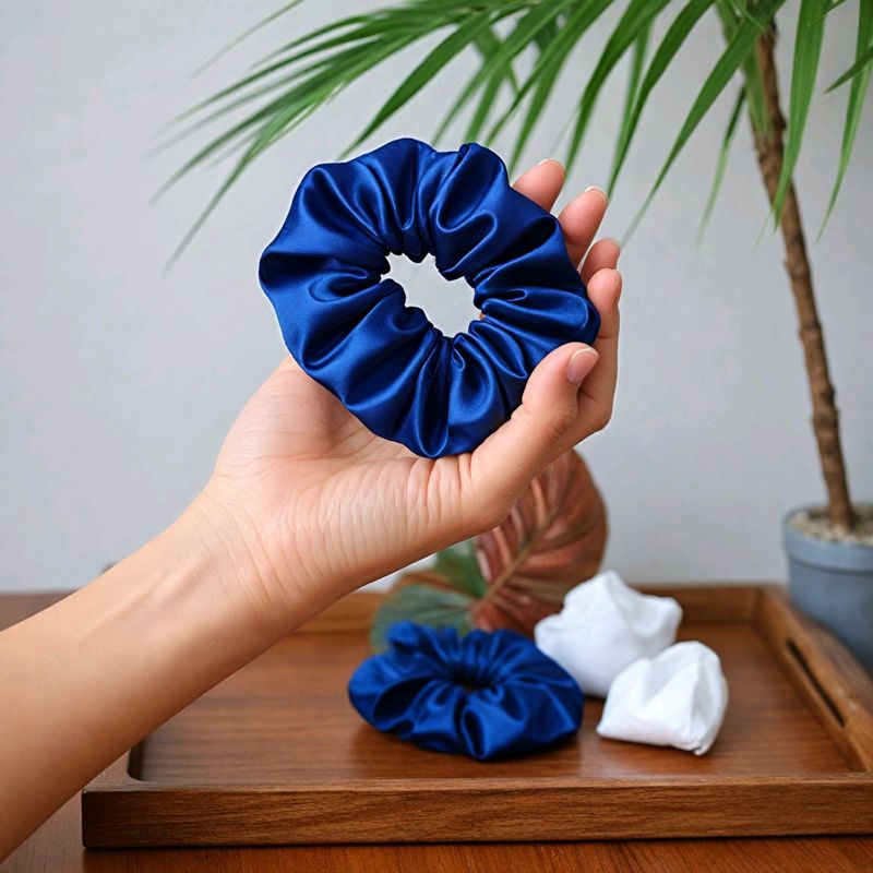 Satin Silk Scrunchie ~ 1