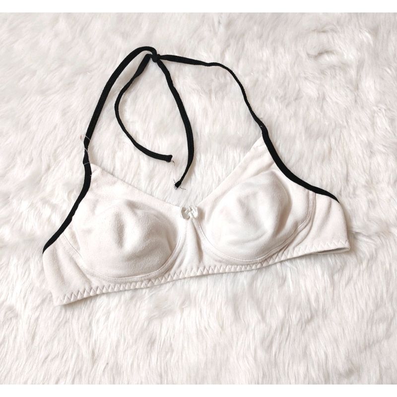 Women's white non Padded everyday Bra