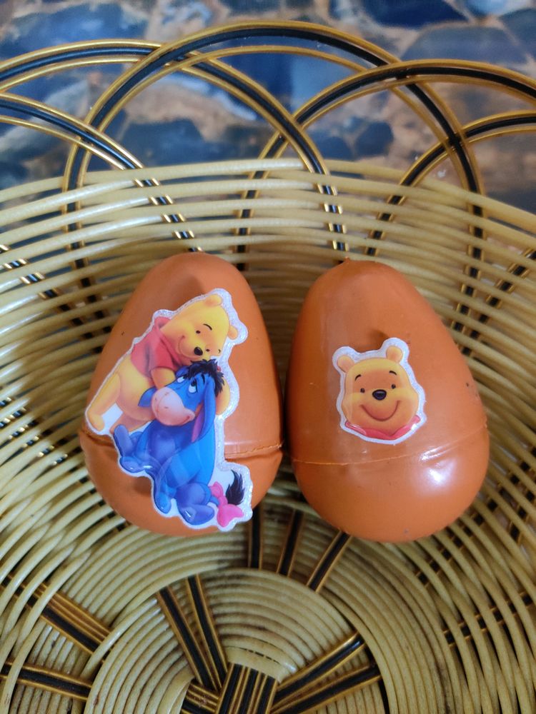2 Surprise Eggs With Toy And Chocolate Inside
