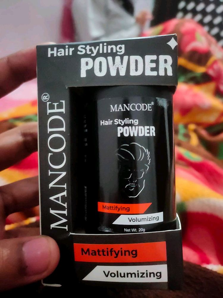 Sealed Packed Mancode Hair Volumizing Powder Wax