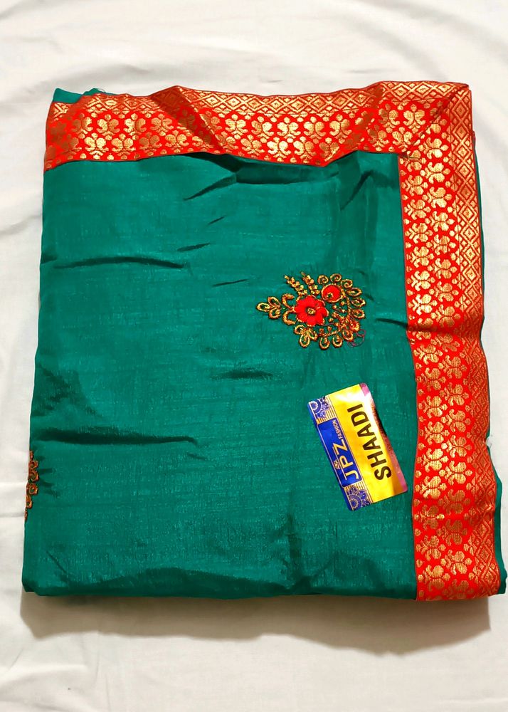 Festival Saree 🥻 .with Blouse Pice