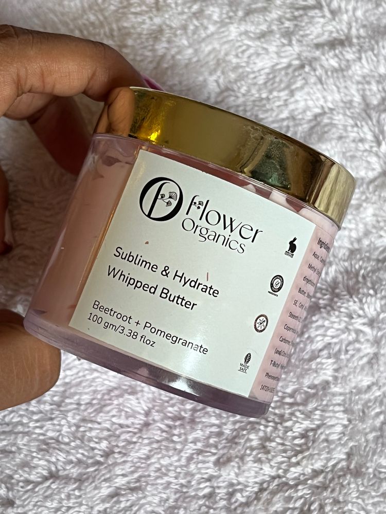 flower organics Sublime & Hydrate Whipped Butter