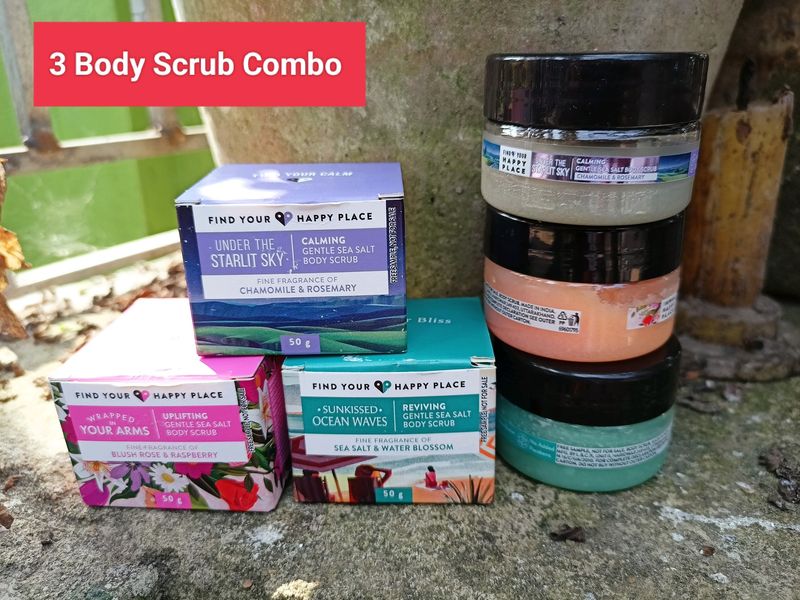 3 Pcs Body Scrub (New)