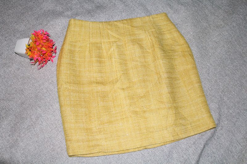 Yellow Mini Skirt