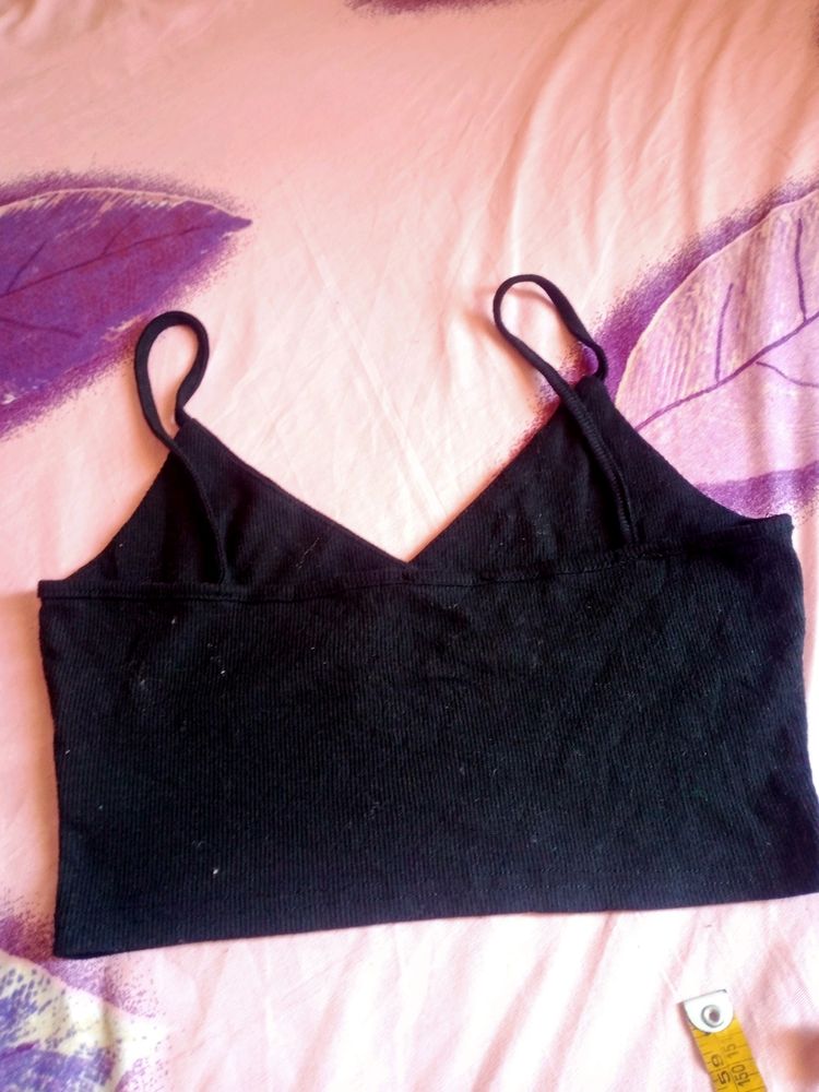 Black Crop Top