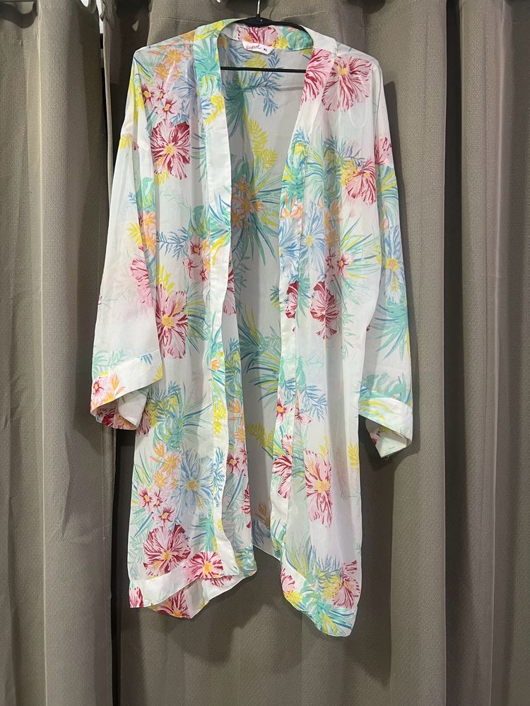 Floral Beach Cardigan