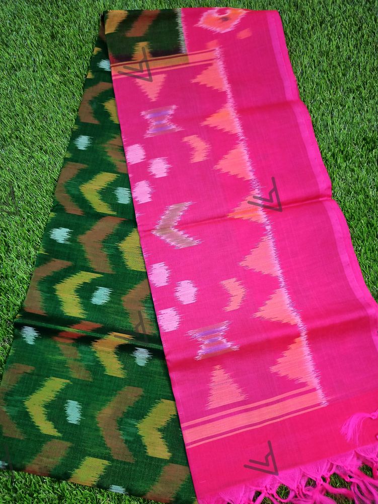 Green Ikkai Sico Saree