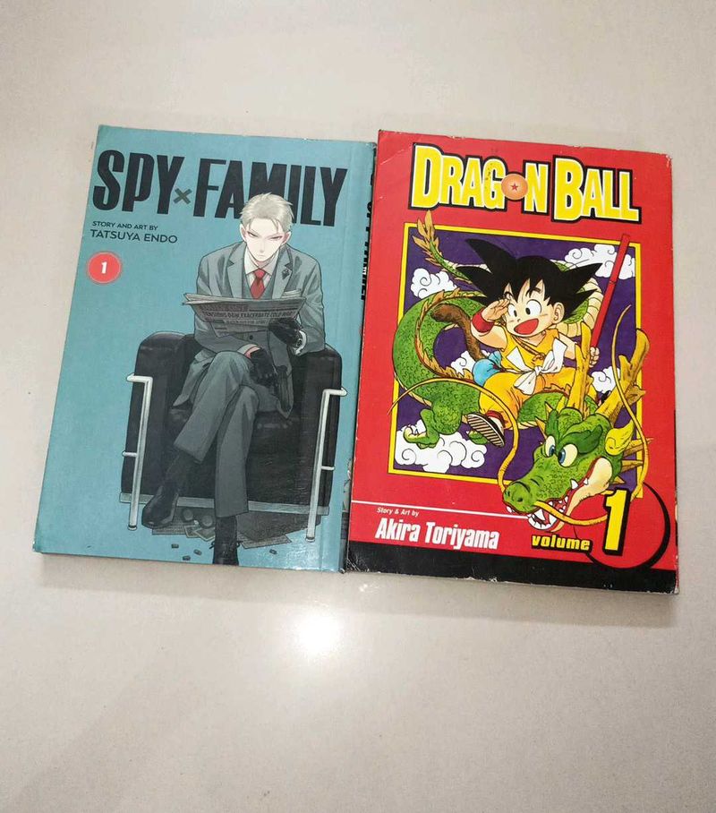 Dragon Ball Z And Spy Family Manga Comics