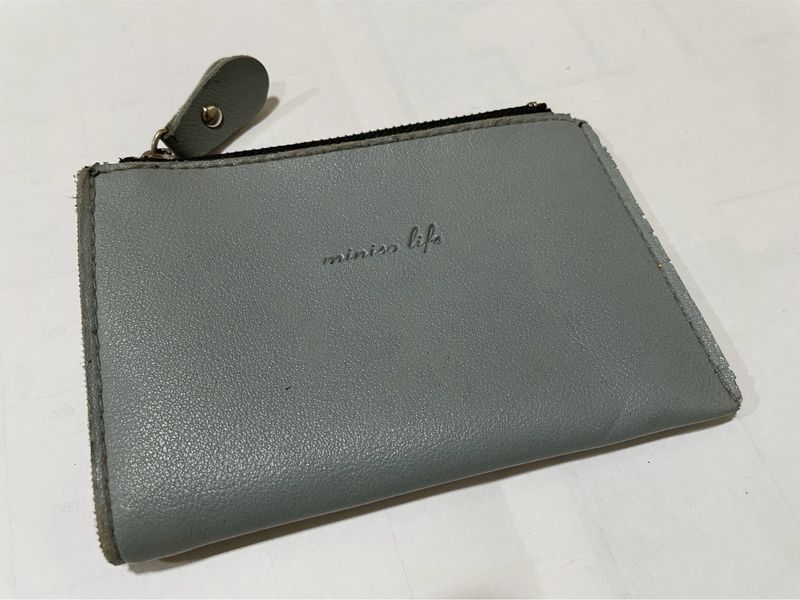 Miniso Grey Wallet