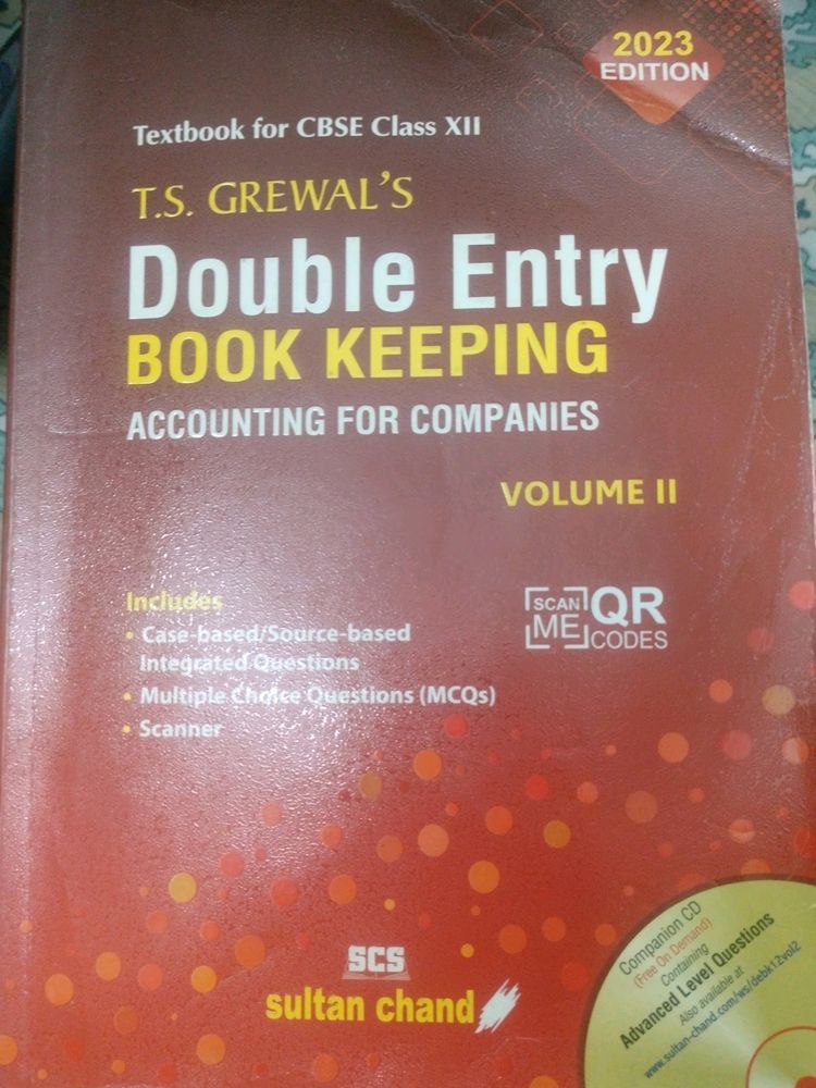 Ts Grewal Double Entry Book Keeping Volume II