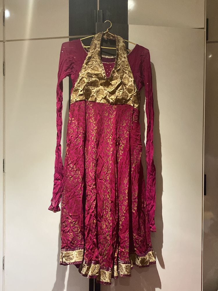 A Line Heavy Kurta With Dupatta