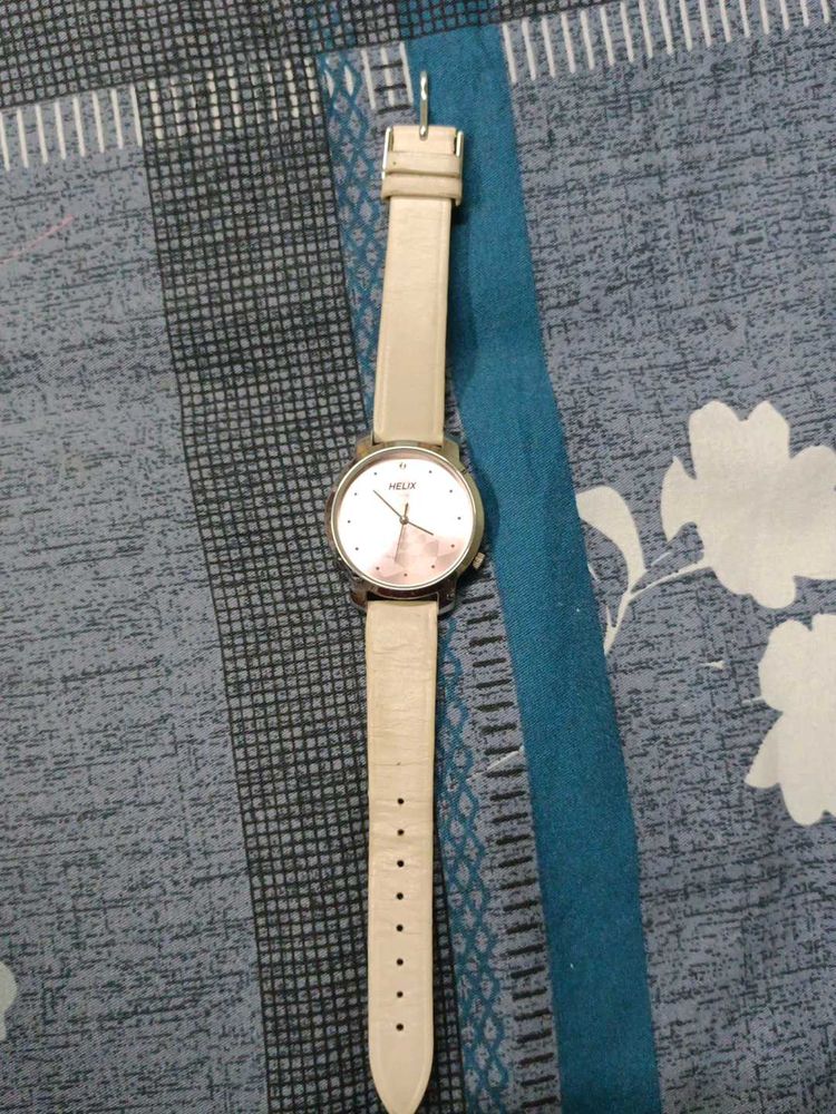 Helix Rose Gold Analog Watch