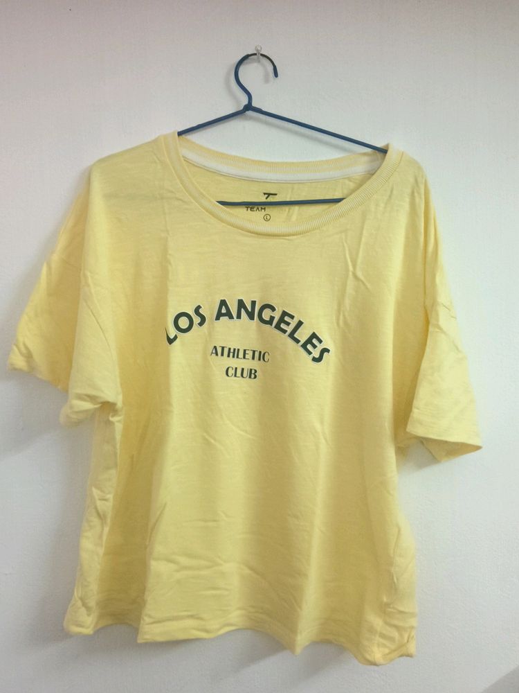 Team Spirit Yellow Los Angeles Tshirt