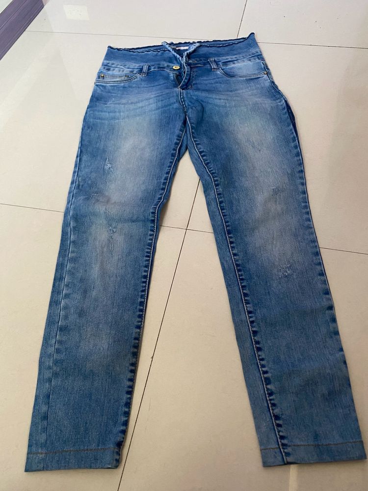 High Waist Denim Jeans For Women