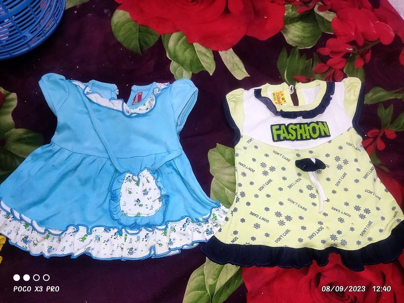 Baby Frock 0 To 6 Month's