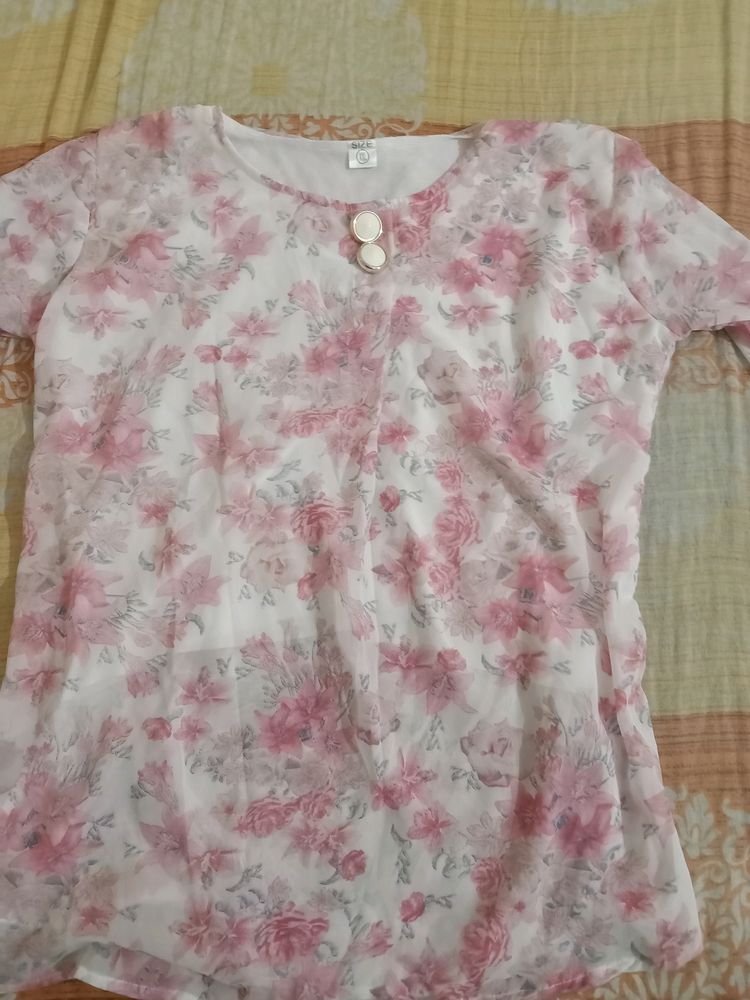 Floral Top For Womens