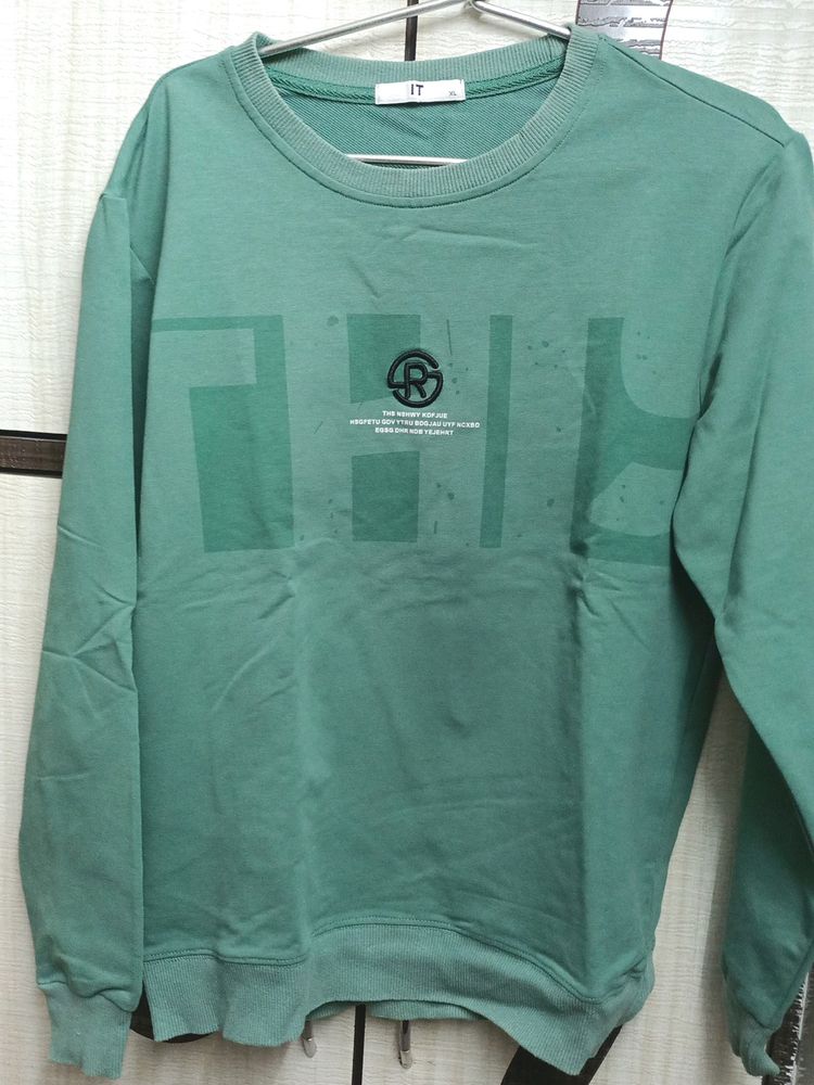 Sea Green Sweat T Shirt In Good Condition