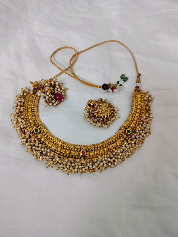 Gold Plated Traditional Choker Set