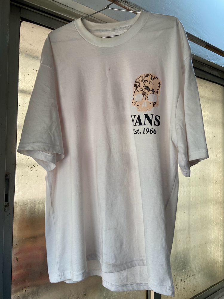 Vans Skull Printed Oversized Tshirt