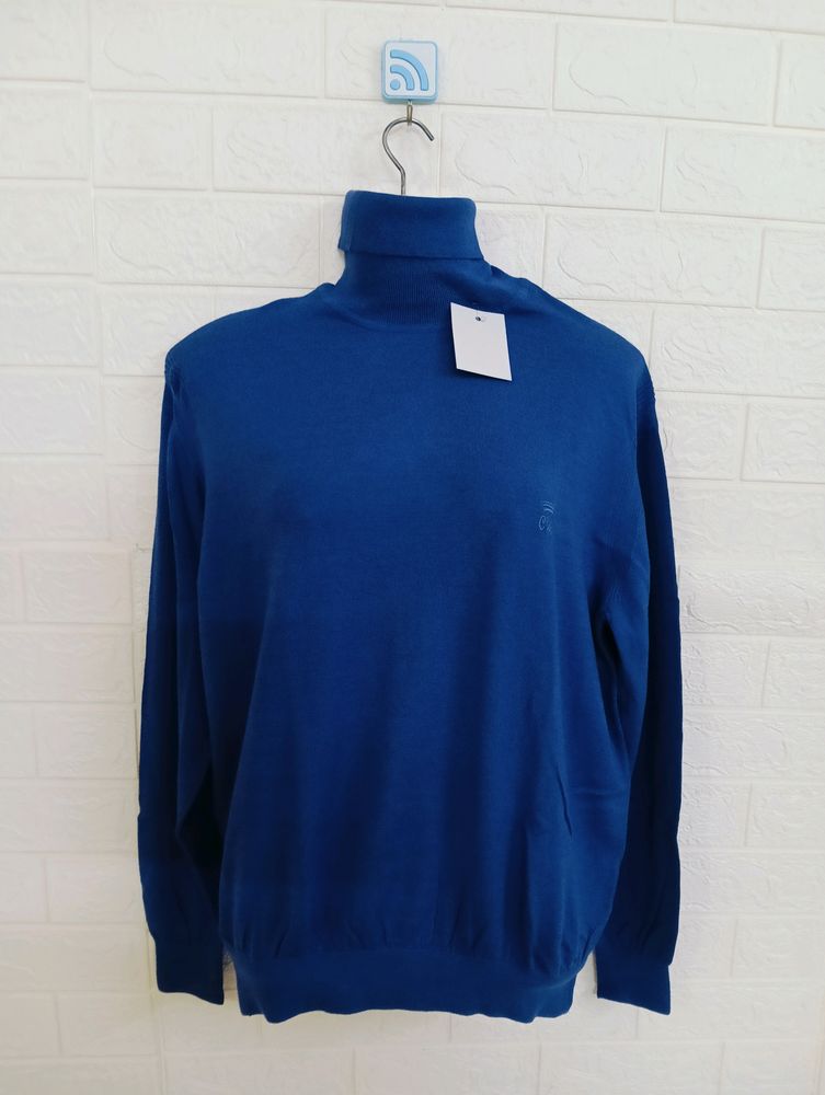 Merino Wool High Neck Sweater