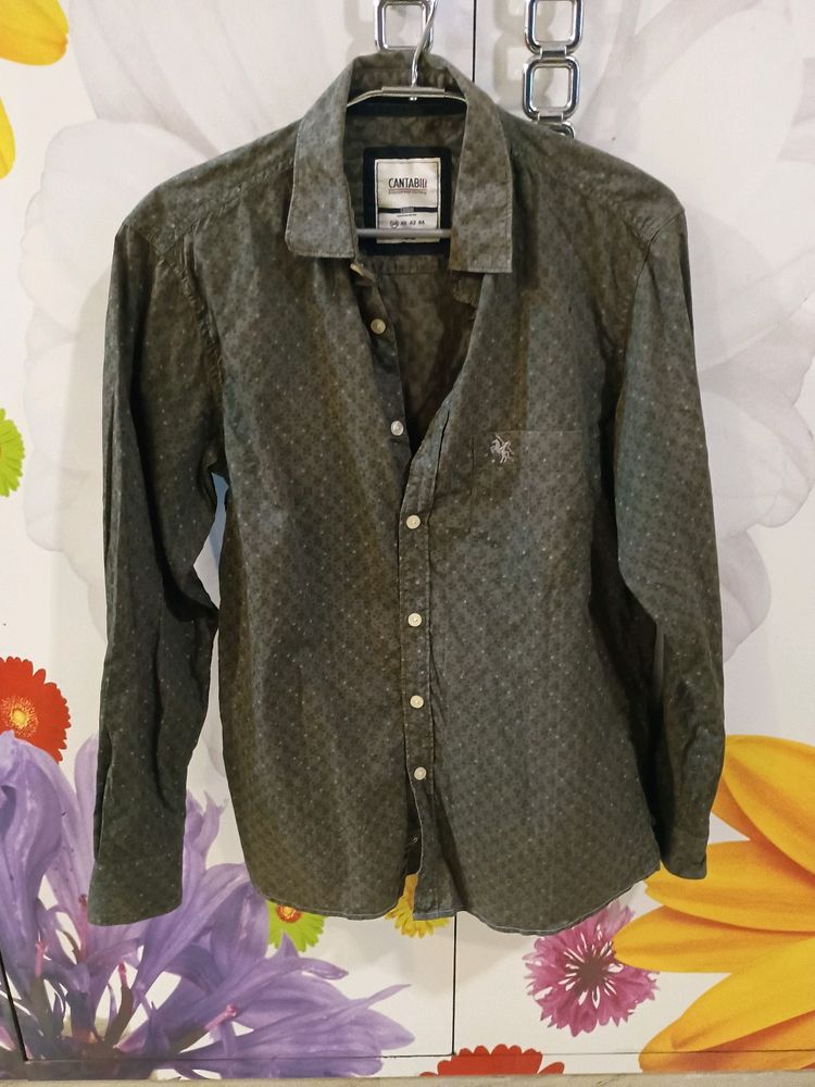 Dark Green Formal Shirt