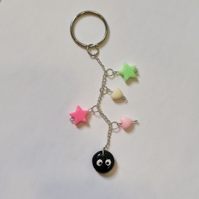 Studio Ghibli Soot Sprite Keychain