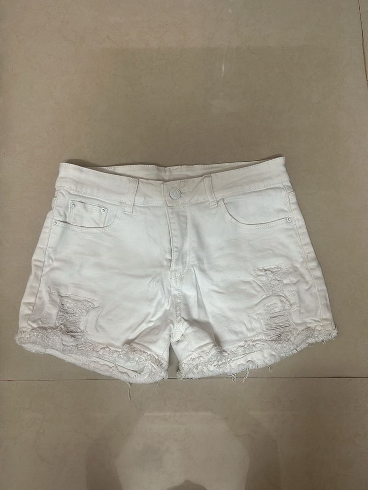 White Shorts