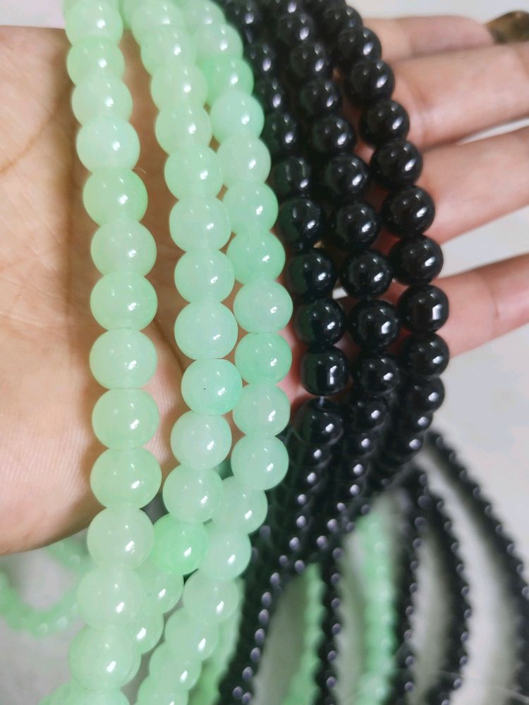 6 Glass Beads String