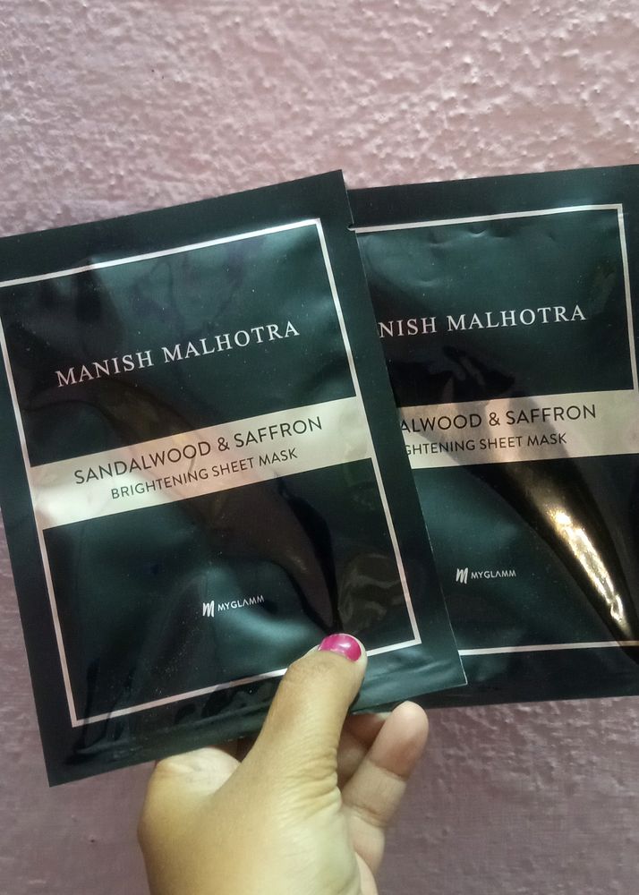 Manish Malhotra Combo Sheet Masks☺