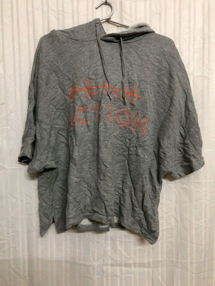 Grey Long Sleeve T Shirt