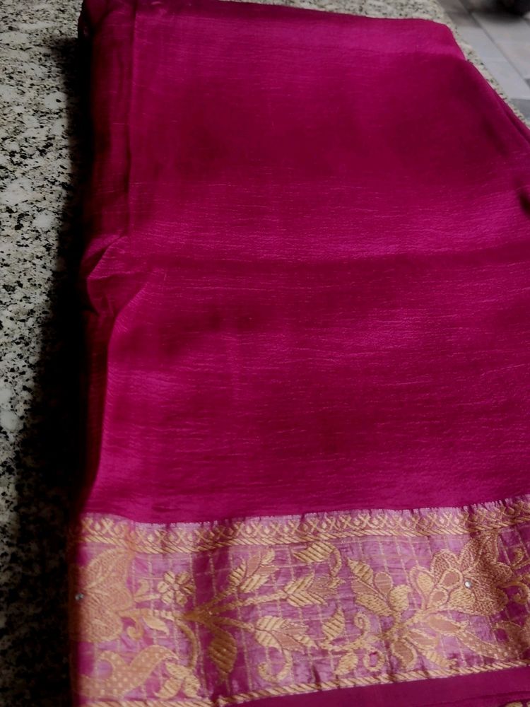 A BEAUTIFUL ROSE SAREE