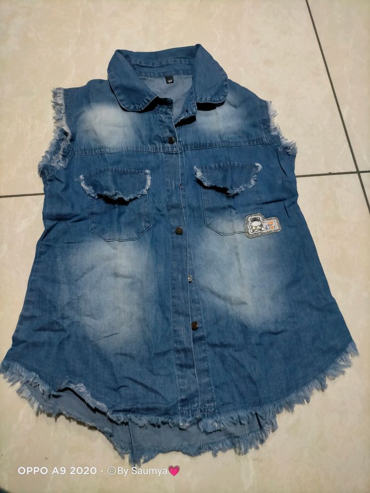 Denim Shirt For Girls