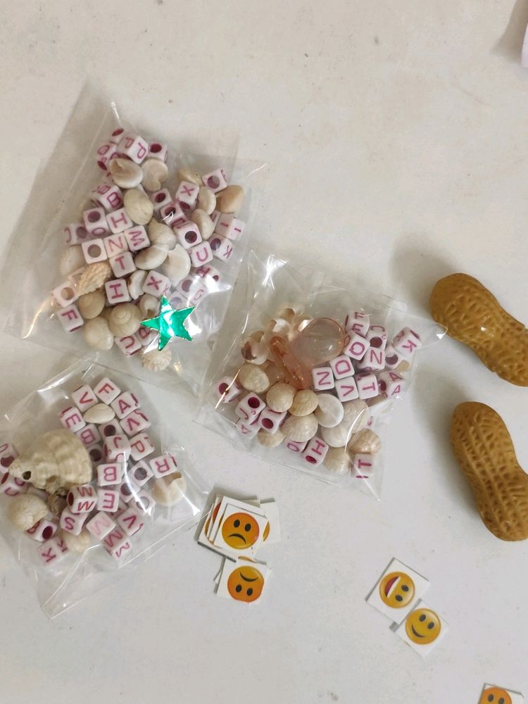 Beautiful Crafty Beads For Bracelet And Peanut Toy