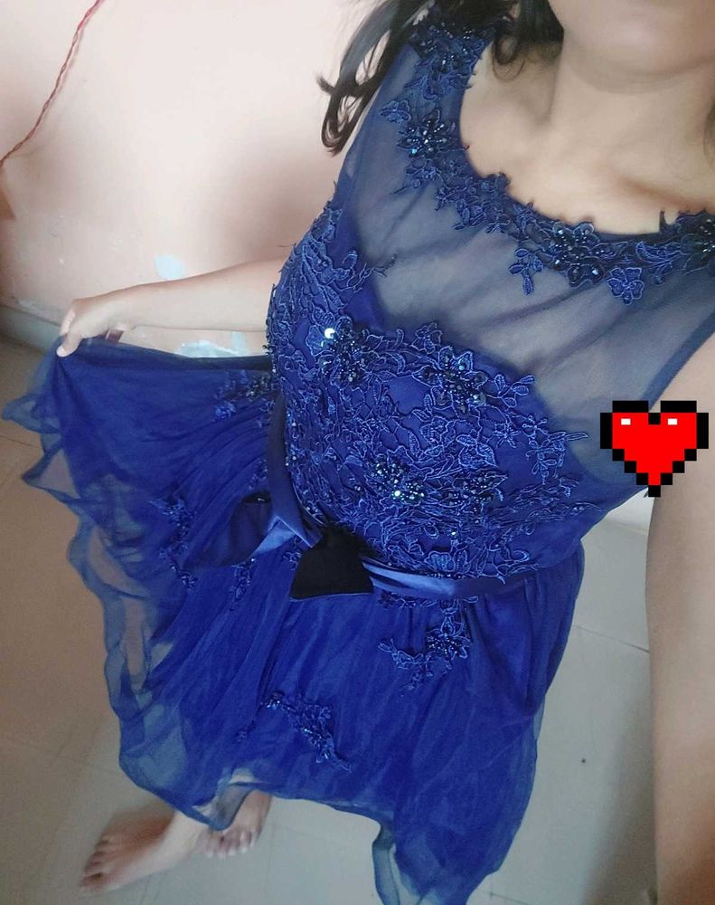 Princess Blue Dress(M)