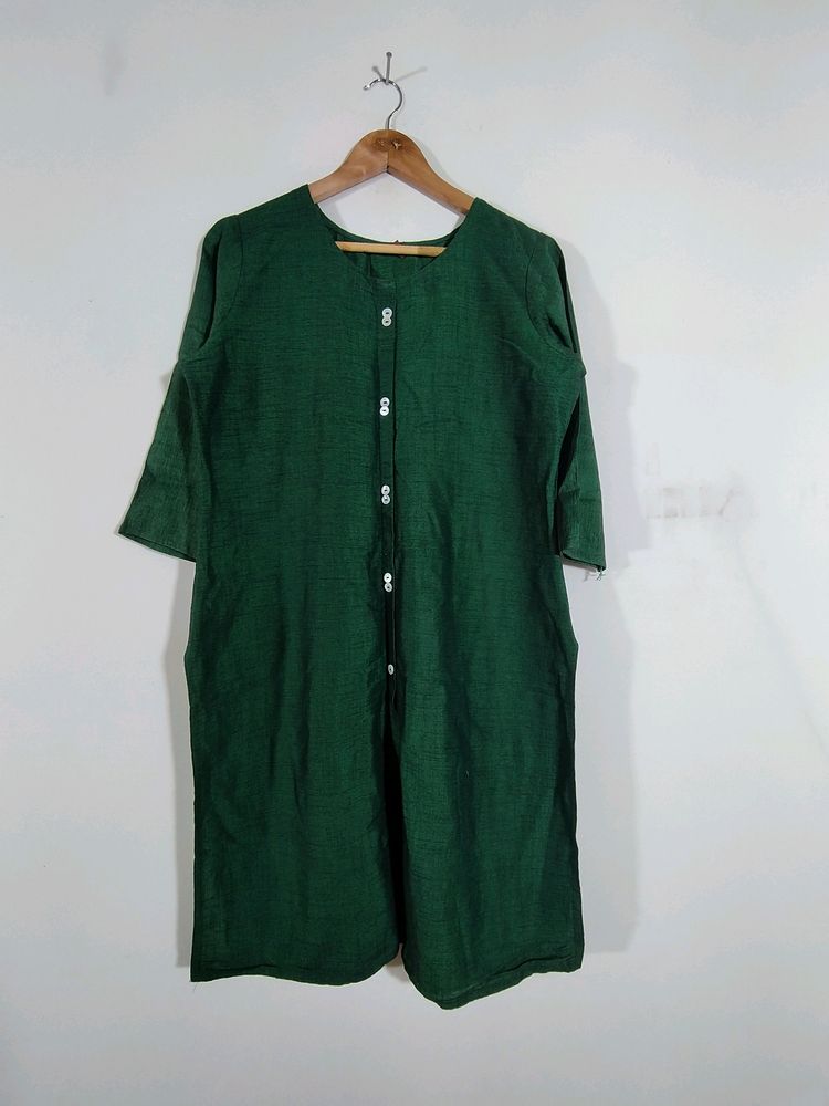 Bottle Green Kurta (Women's)