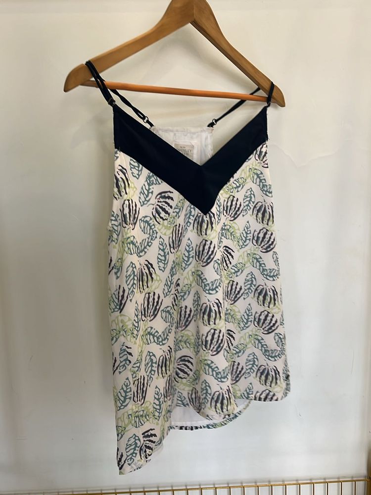 Leafy Print Branded Camisole