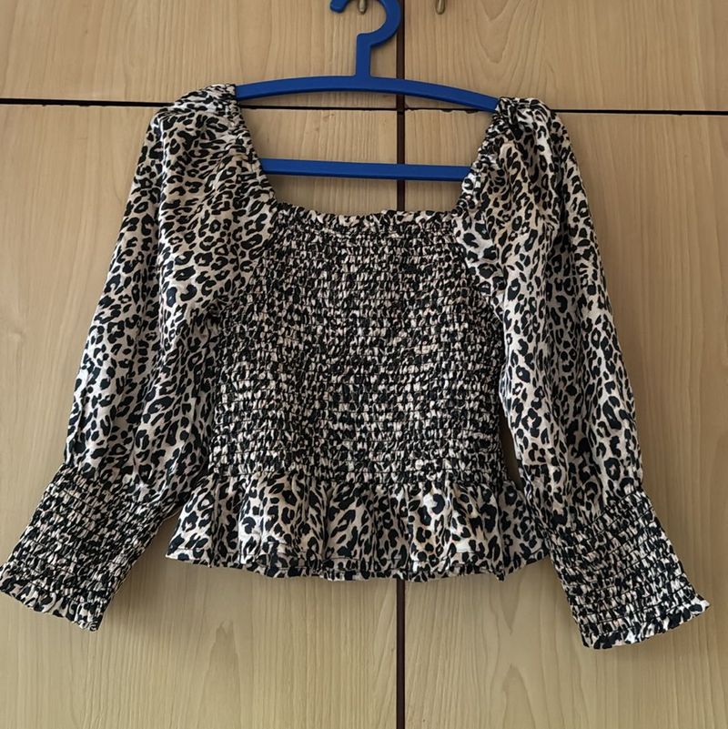 Leopard Print Top