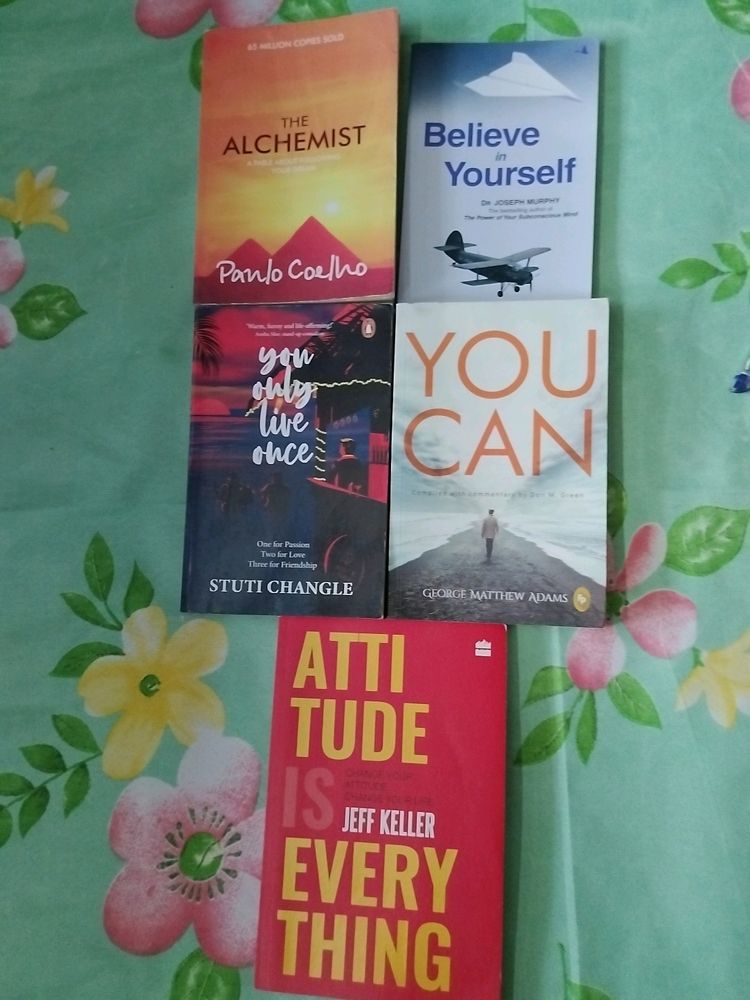 5 Books - Can Buy Single Book Also📚