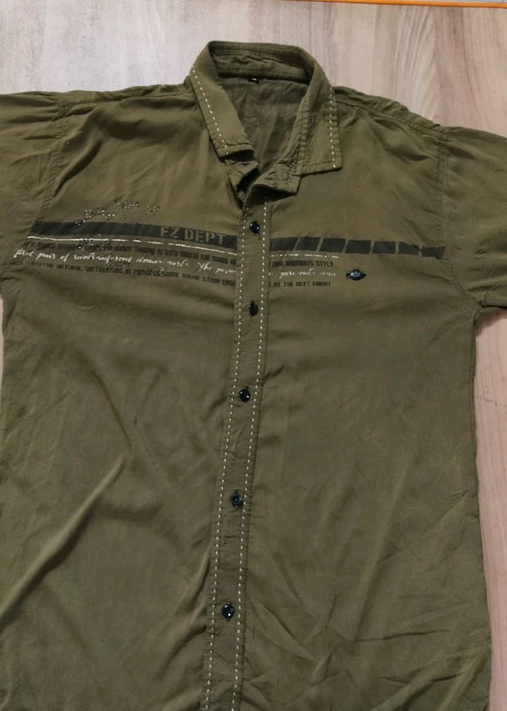 Olive Green Shirt