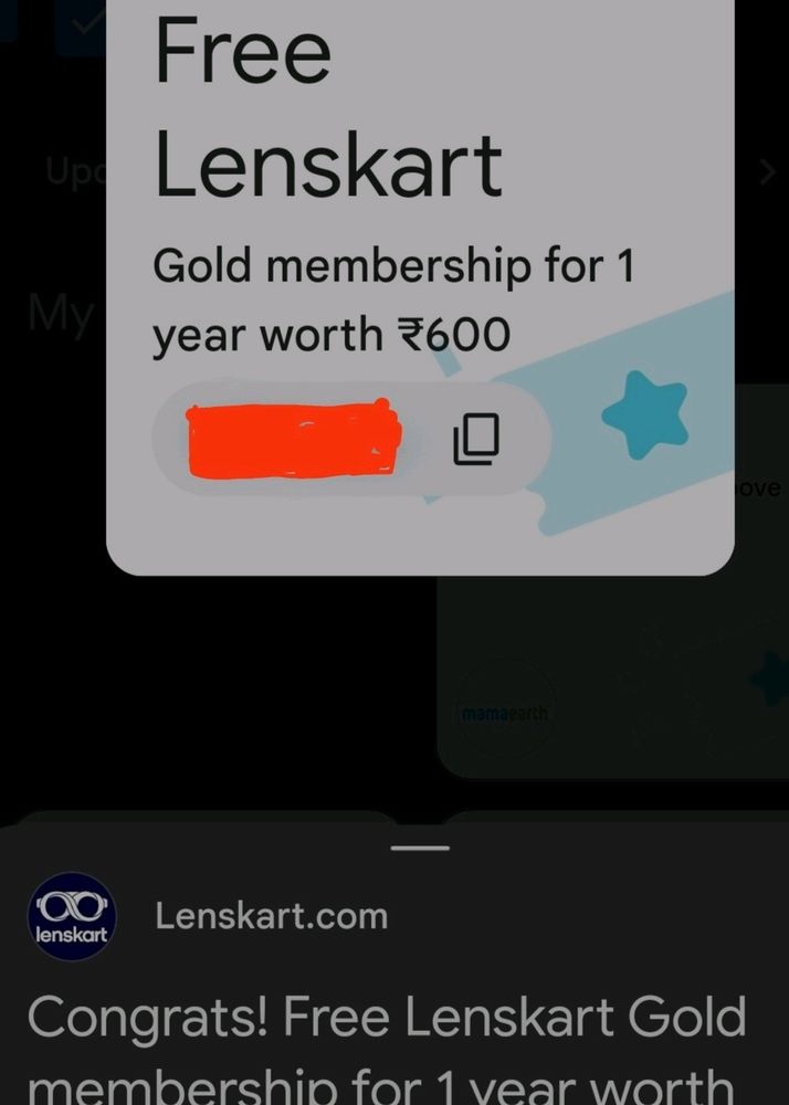 lenskart 1YEAR free gold membership...💎💎😍 😍