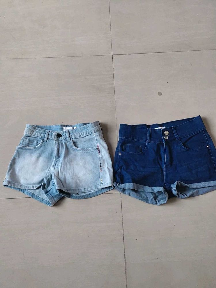 Denim Shorts 26 Waist