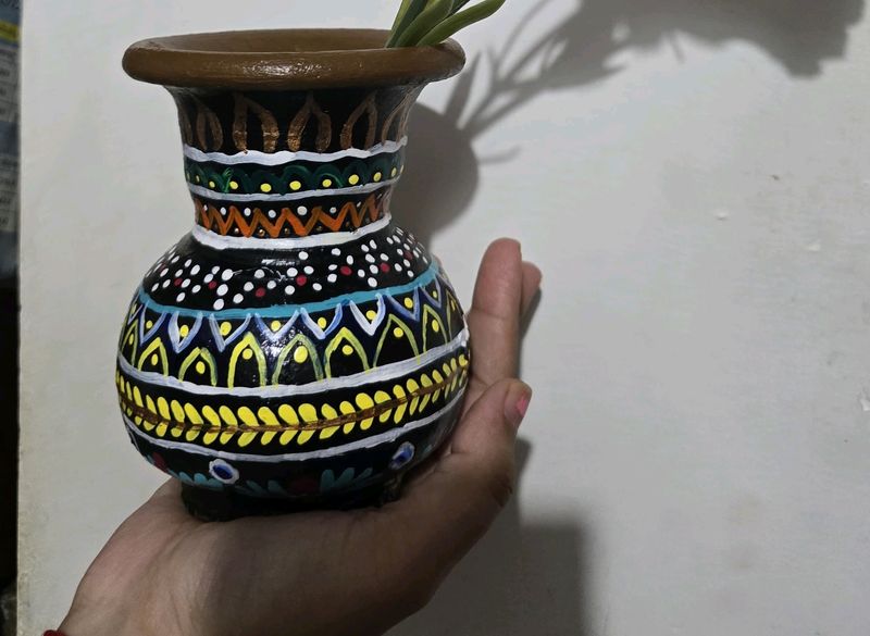 Hand Painted Pot