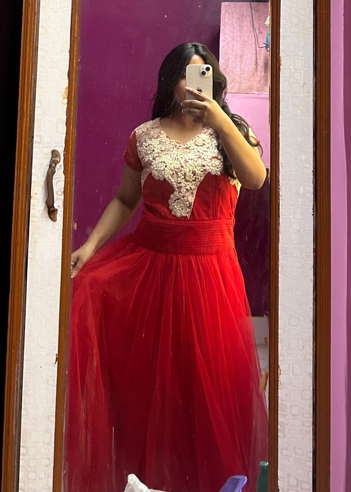 Red Ball Gown