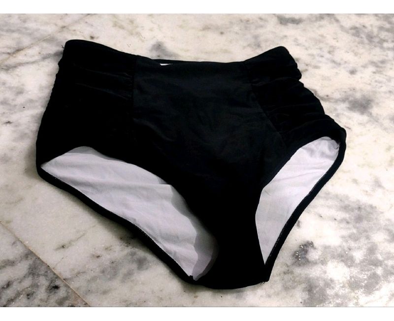 High Waist Black Panty